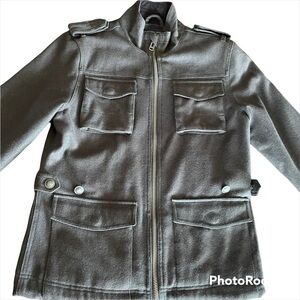 WOOL BLEND COAT     SIZE M